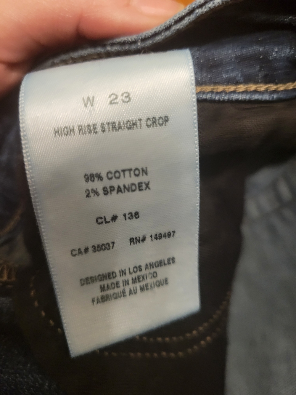 Joe's Jeans High Rise Straight Crop | 23 - Picture 11 of 12